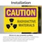 Signmission Radiation & Laser Sign, 7 in H x 10 in W, Vinyl Decal, Rectangle OS-2PACK-CR-D-710-L-10188 - alternate 2